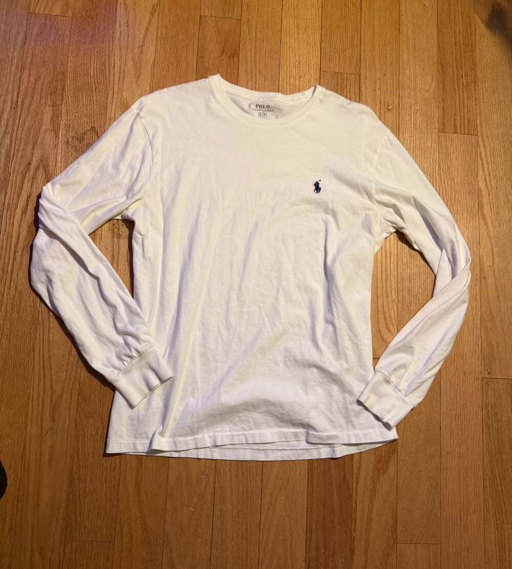 Polo Ralph Lauren Long Sleeve T-Shirt Size S White